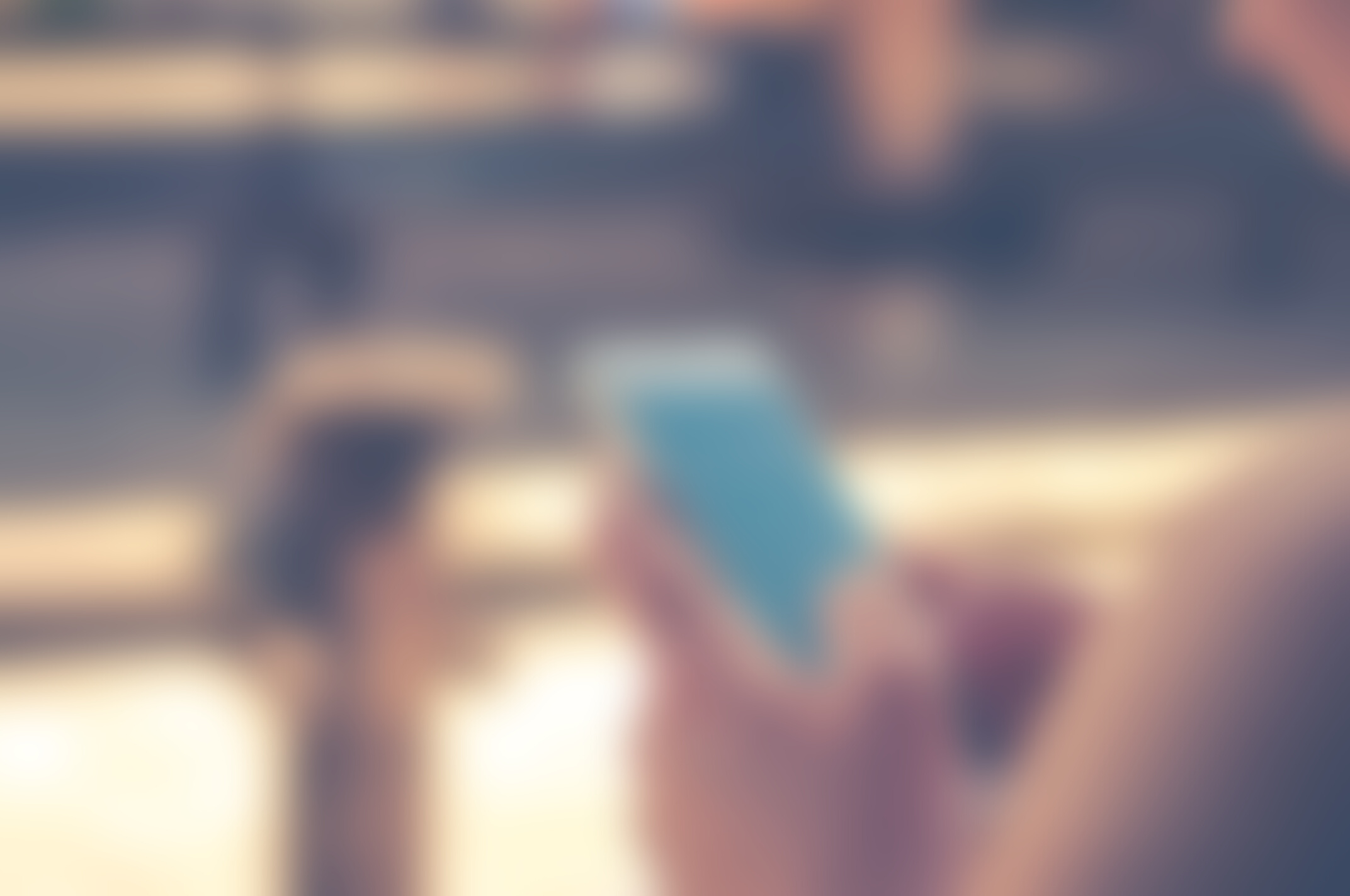 Woman Using a Smartphone